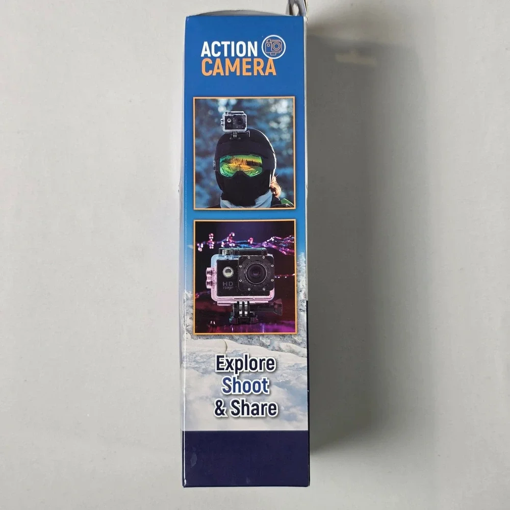 Action Camera HD 1080p Waterproof‎ 30M 2.0 Inch LCD Screen New Sealed
